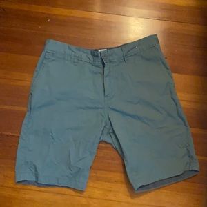 Olive green cotton shorts size 30 waist